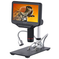 I-76824 | Levenhuk DTX RC4 - Digitales Mikroskop - Schwarz - Metall - LCD - 17,8 cm (7 Zoll) - MicroSD (TransFlash) | 76824 | Foto & Video