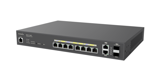 L-1402A0150304 | EnGenius ECS1112FP - Managed - L2+ - Gigabit Ethernet (10/100/1000) - Vollduplex - Power over Ethernet (PoE) - Rack-Einbau | 1402A0150304 | Netzwerktechnik