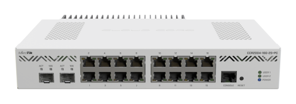 L-CCR2004-16G-2S+PC | MikroTik loud Core Router 2004-16G-2S+ with Annapurna Labs Alpine v2 - Router | CCR2004-16G-2S+PC | Netzwerktechnik