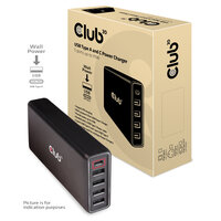 P-CAC-1903 | Club 3D USB Typ A und C Ladegerät 5 Ports bis zu 111W | CAC-1903 | Zubehör