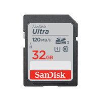SanDisk Ultra - 32 GB - SDHC - Klasse 10 - UHS-I - 120 MB/s - Class 1 (U1)