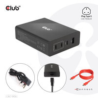 Club 3D TRAVEL CHARGER 132W GAN TECHNOLOGY FOURPORT USB...