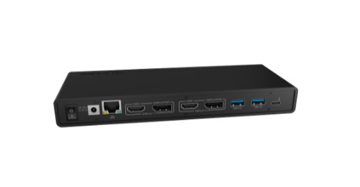 ICY BOX IB-DK2245AC - Verkabelt - USB 3.2 Gen 1 (3.1 Gen 1) Type-C - 60 W - 3,5 mm - 10,100,1000 Mbit/s - Schwarz