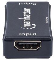 P-207621 | Manhattan 4K HDMI-Repeater - Aktive HDMI-Signalverstärkung - 4K@60Hz - verlängert 4K-Video und Audio auf bis zu 40 m - 4096 x 2160 Pixel - AV-Repeater - 40 m - Kabelgebunden - Schwarz - HDCP | 207621 | Kabel / Adapter |