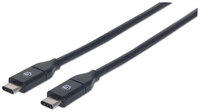 Manhattan USB cable - USB Typ C (M) bis USB Typ C (M) -...