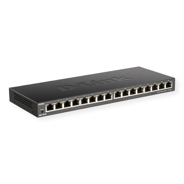 D-Link Switch DGS-1016S 16 Port - - 1 Gbps - - 1 - - 1 - Switch - 1 Gbps