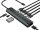 P-DONN06G | Conceptronic DONN06G - USB 3.2 Gen 1 (3.1 Gen 1) Type-C - HDMI - RJ-45 - USB 3.2 Gen 1 (3.1 Gen 1) Type-A - USB 3.2 Gen 1 (3.1 Gen 1) Type-C - 3840 x 2160 Pixel - MicroSD (TransFlash) - SD - SDHC - SDXC - 5000 Mbit/s - Schwarz - Silber | DONN0