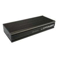 LC-Power LC-M2-C-NVME-2X2 - SSD-Gehäuse - M.2 - PCI Express - 20 Gbit/s - USB Anschluss - Schwarz