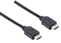 P-355308 | Manhattan High Speed HDMI-Kabel - 4K@30Hz - ARC - 3D - HDMI-Stecker auf HDMI-Stecker - geschirmt - schwarz - 1,5 m - 1,5 m - HDMI Typ A (Standard) - HDMI Typ A (Standard) - 3D - 10,2 Gbit/s - Schwarz | 355308 | Kabel / Adapter |