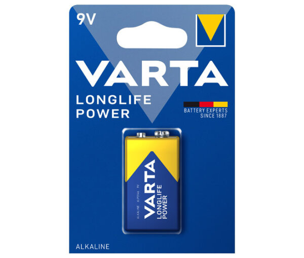 L-04922121411 | Varta 6LR61 - Einwegbatterie - 9V - Alkali - 9 V - 1 Stück(e) - Blau | 04922121411 | Zubehör