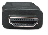 GRATISVERSAND | P-308441 | Manhattan High Speed HDMI Kabel - HDMI Stecker auf Stecker - geschirmt - schwarz - 7,5 m - 7,5 m - HDMI Typ A (Standard) - HDMI Typ A (Standard) - 3D - 10,2 Gbit/s - Schwarz | HAN: 308441 | Kabel / Adapter | EAN: 766623308441