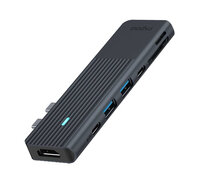 Rapoo USB-C Multiport Adapter 7-in-2 grau - Adapter