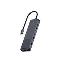 Rapoo USB-C Multiport Adapter 6-in-1 grau - Adapter