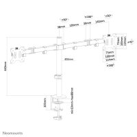A-FPMA-D550DBLACK | Neomounts by Newstar Monitor-Tischhalterung - Klemme /Bolzen - 8 kg - 25,4 cm (10 Zoll) - 81,3 cm (32 Zoll) - 100 x 100 mm - Schwarz | FPMA-D550DBLACK | Displays & Projektoren | GRATISVERSAND :-) Versandkostenfrei bestellen in Österrei