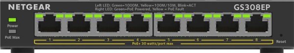 X-GS308EP-100PES | Netgear GS308EP - Managed - L2/L3 - Gigabit Ethernet (10/100/1000) - Vollduplex - Power over Ethernet (PoE) | GS308EP-100PES | Netzwerktechnik