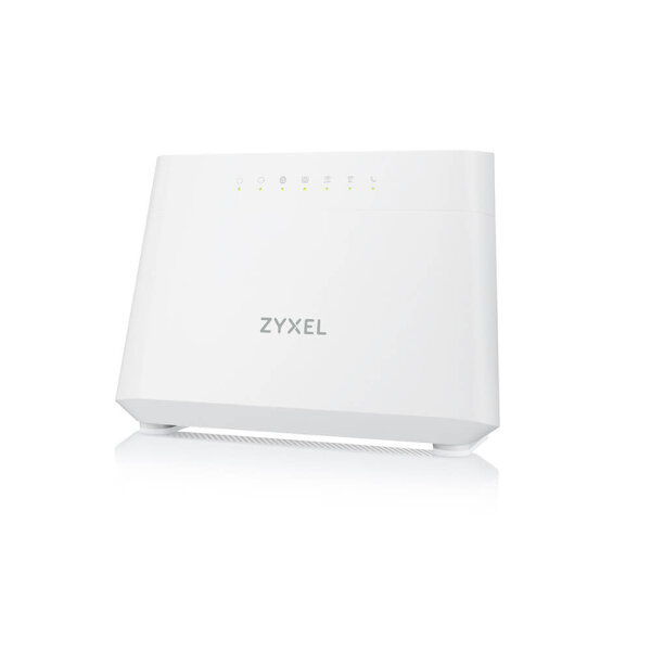 L-DX3301-T0-DE01V1F | ZyXEL DX3301-T0 - Wi-Fi 6 (802.11ax) - Dual-Band (2,4 GHz/5 GHz) - Eingebauter Ethernet-Anschluss - ADSL - Weiß - Tabletop-Router | DX3301-T0-DE01V1F | Netzwerktechnik