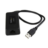 Y-USB110EXT2 | StarTech.com 1 Port USB über Cat5 / Cat6 Extender bis zu 40m - USB über Ethernet Verlängerung - Netzwerksender & -empfänger - 40 m - 12 Mbit/s - Cat5 - Cat6 - Schwarz - CE - FCC - REACH | USB110EXT2 | Netzwerkgeräte |