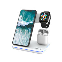 P-CNS-WCS302W | Canyon WS-302 3in1 Wireless charger White...