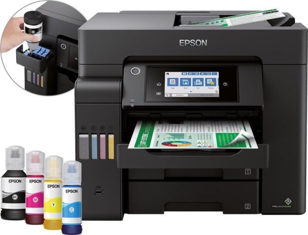 X-C11CJ30401 | Epson EcoTank ET-5800 - Tintenstrahl - Farbdruck - 4800 x 2400 DPI - A4 - Direktdruck - Schwarz | C11CJ30401 | Drucker, Scanner & Multifunktionsgeräte