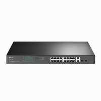 TP-LINK TL-SG1218MP - Fast Ethernet (10/100) - Vollduplex - Power over Ethernet (PoE) - Rack-Einbau