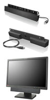 Lenovo USB Soundbar - 2.0 Kanäle - 2,5 W - 70 dB - Schwarz - PC - Verkabelt