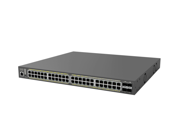 L-1402A0109328 | EnGenius Cloud Managed Switch 48-port GbE PoE+ 740W 4x SFP+ L2+ ECS1552FP - Switch - 48-Port | 1402A0109328 | Netzwerktechnik