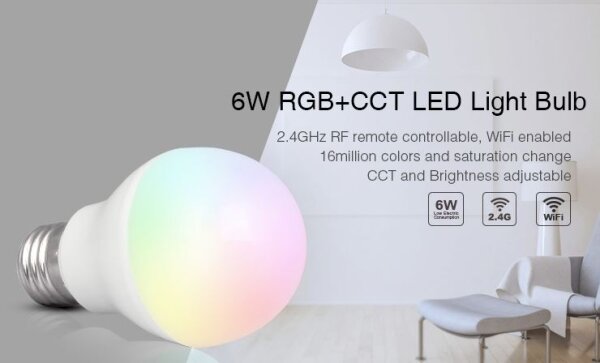 L-FUT014 | Synergy 21 LED Retrofit E27 6W RGB-WW Lampe mit Funk und WLAN | FUT014 | Elektro & Installation