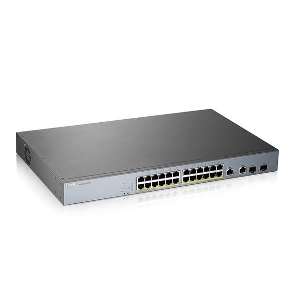 I-GS1350-26HP-EU0101F | ZyXEL GS1350-26HP-EU0101F - Managed - L2 - Gigabit Ethernet (10/100/1000) - Power over Ethernet (PoE) - Rack-Einbau | GS1350-26HP-EU0101F | Netzwerktechnik