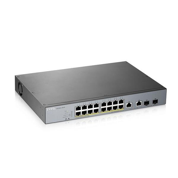 I-GS1350-18HP-EU0101F | ZyXEL GS1350-18HP-EU0101F - Managed - L2 - Gigabit Ethernet (10/100/1000) - Power over Ethernet (PoE) - Rack-Einbau | GS1350-18HP-EU0101F | Netzwerktechnik