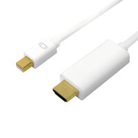 LogiLink CV0124 - 3 m - Mini DisplayPort - HDMI Typ A (Standard) - Männlich - Männlich - Gerade