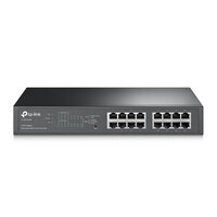 P-TL-SG1016PE | TP-LINK TL-SG1016PE gemanaged Gigabit Ethernet (10/100/1000) Energie Über Ethernet (PoE) Unterstützung Schwarz Netzwerk-Switch | TL-SG1016PE | Netzwerktechnik