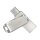 P-SDDDC4-128G-G46 | SanDisk Ultra Dual Drive Luxe - 128 GB - USB Type-A / USB Type-C - 3.2 Gen 1 (3.1 Gen 1) - 150 MB/s - Drehring - Edelstahl | SDDDC4-128G-G46 | Verbrauchsmaterial