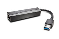 Y-K33981WW | Kensington UA0000E USB-A-Ethernet-Adapter – schwarz - Kabelgebunden - USB - Ethernet - 5000 Mbit/s - Schwarz | K33981WW | Zubehör