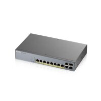 GRATISVERSAND | P-GS1350-12HP-EU0101F | ZyXEL GS1350-12HP-EU0101F - Managed - L2 - Gigabit Ethernet (10/100/1000) - Power over Ethernet (PoE) - Rack-Einbau | HAN: GS1350-12HP-EU0101F | Netzwerkgeräte | EAN: 4718937604388