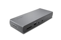 Kensington SD5700T Thunderbolt™ 4-Dockingstation mit dualem 4K und 90W PD – Win/Mac - Verkabelt - Thunderbolt 4 - 90 W - 3,5 mm - 100,1000,10 Mbit/s - Grau