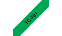 Y-TC701 | Brother Schriftband 12mm - Schwarz auf grün - TC - Schwarz - Brother - P-touch PT2000 - PT3000 - PT500 - PT5000 - PT8E - 1,2 cm | Herst. Nr. TC701 | Papier, Folien, Etiketten | EAN: 4977766050623 |Gratisversand | Versandkostenfrei in Österrreich