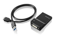 Lenovo USB 3.0 to DVI/VGA Monitor Adapter - Adapter - Digital / Daten, Digital / Display / Video 12 m