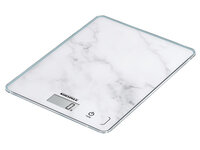 I-61516 | Soehnle Page Compact 300 - Elektronische Küchenwaage - 5 kg - 1 g - Marmorfarbe - Glas - Arbeitsfläche | 61516 | Elektro & Installation