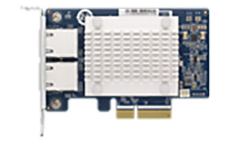QNAP QXG-5G2T-111C - Eingebaut - Verkabelt - PCI Express - Ethernet - 5000 Mbit/s