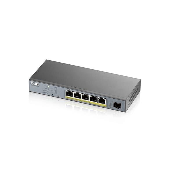 I-GS1350-6HP-EU0101F | ZyXEL GS1350-6HP-EU0101F - Managed - L2 - Gigabit Ethernet (10/100/1000) - Power over Ethernet (PoE) - Wandmontage | GS1350-6HP-EU0101F | Netzwerktechnik