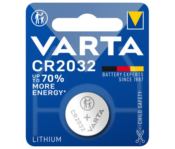 L-6032101401 | Varta CR2032 - Einwegbatterie - Lithium - 3 V - 1 Stück(e) - 220 mAh - 3,2 mm | 6032101401 | Zubehör
