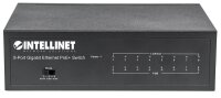 P-561204 | Intellinet 8-Port Gigabit Ethernet PoE+ Switch - IEEE 802.3at/af Power over Ethernet (PoE+/PoE)-konform - 60 W - Desktop - Managed - Gigabit Ethernet (10/100/1000) - Vollduplex - Power over Ethernet (PoE) | 561204 | Netzwerkgeräte |