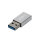 LogiLink AU0056 - USB 3.0 Adapter A-Stecker> C-Buchse Silber - Adapter