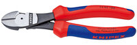 Knipex 74 02 180. Typ: Seitenschneider, Material: Chrom-Vanadium-Stahl, Materiallgriff: Kunststoff. Länge (mm): 18 cm, Gewicht: 273 g