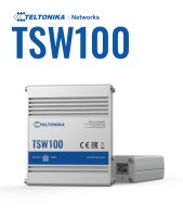 L-TSW100000000 | Teltonika TSW100 - Unmanaged - Gigabit...