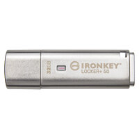 Kingston IronKey Locker+ 50 - 32 GB - USB Typ-A - 3.2 Gen...