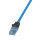 LogiLink CPP050 - Patchkabel Cat.6A U/UTP blau 50 m - Netzwerk - CAT 6a