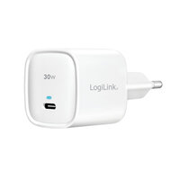 P-PA0279 | LogiLink USB Steckdosenadapter 1 x USB-C-Port PD GaN 30W | PA0279 | Zubehör