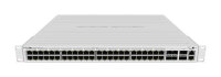 MikroTik CRS354-48P-4S+2Q+RM - Managed - L3 - Gigabit Ethernet (10/100/1000) - Power over Ethernet (PoE) - Rack-Einbau - 1U