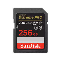 SanDisk Extreme PRO - 256 GB - SDXC - Klasse 10 - UHS-I - 200 MB/s - 90 MB/s